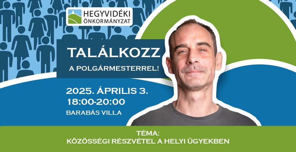 TALÁLKOZZ A POLGÁRMESTERREL!